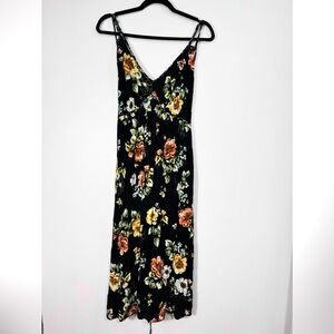 Torrid Black Floral Maxi Dress